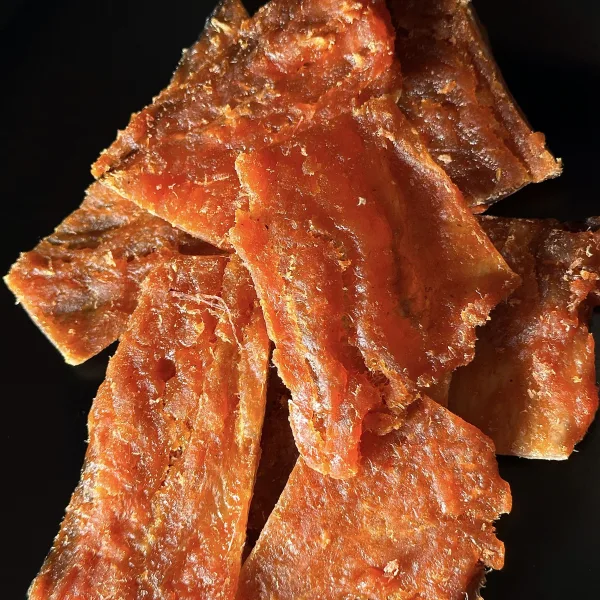 Amber fish with peppers