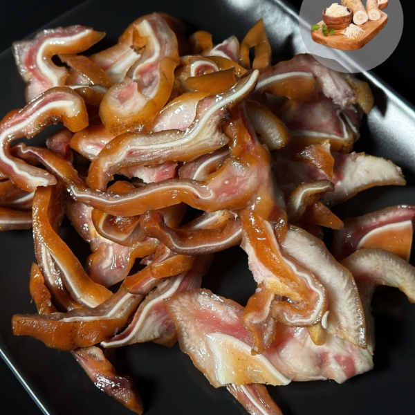 Pork ears with horseradish